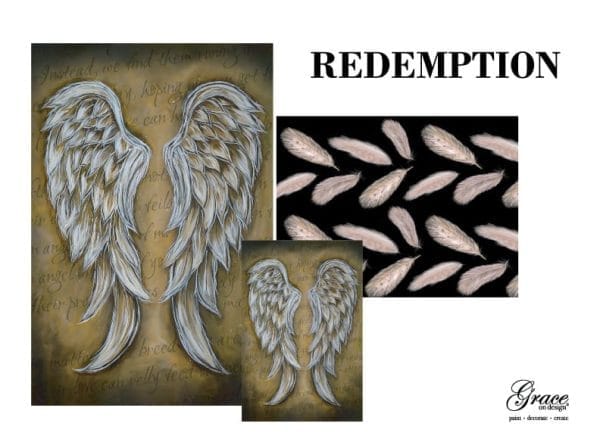Grace on Design decoupage paper "Redemption" set of 3