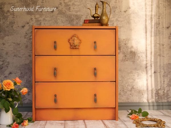 Dixie Belle Chalk Mineral Paint Florida Orange - Image 6