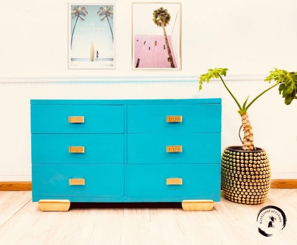 Dixie Belle Chalk Mineral Paint Pure Ocean - Image 3