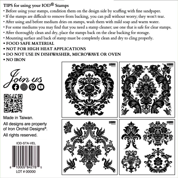 IOD Decor stamp Velveteen - Image 5
