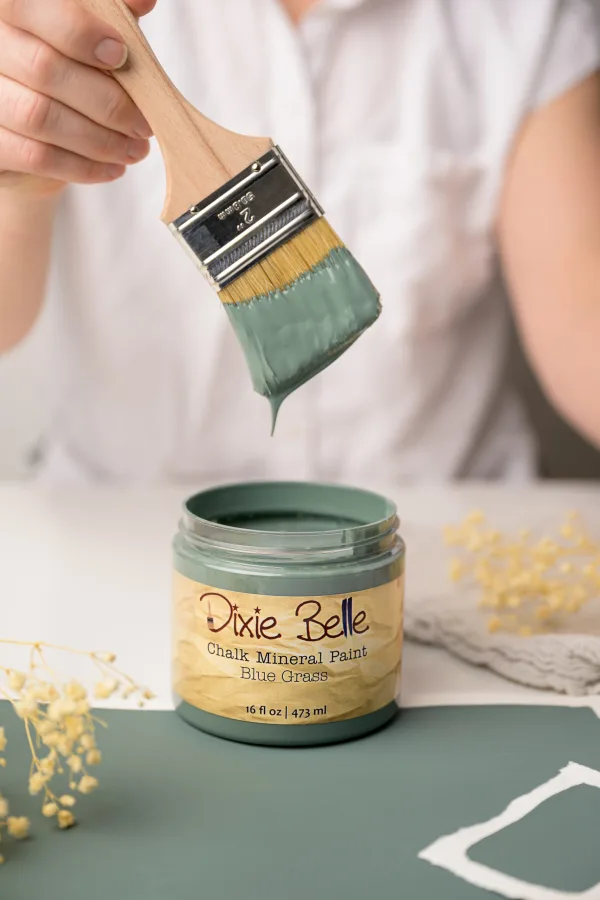 Dixie Belle Chalk Mineral Paint Blue Grass - Image 2