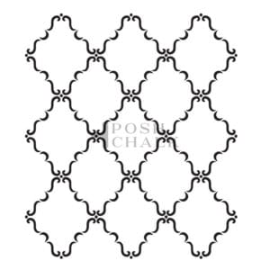 Posh Chalk Schablone Delicate Trellies 30x40cm