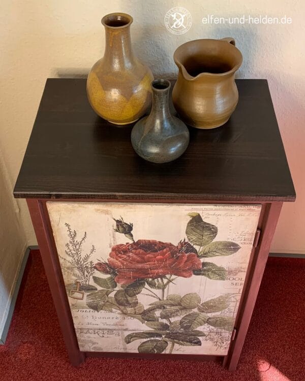 Chest of drawers Elfen & Helden "Rose de Paris" - floral romance meets vintage charm - Image 10