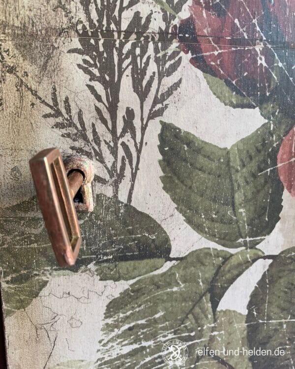 Chest of drawers Elfen & Helden "Rose de Paris" - floral romance meets vintage charm - Image 6