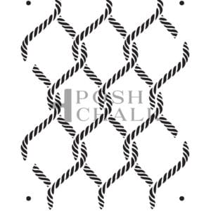 Posh Chalk Schablone Nautical Knots 30x40cm