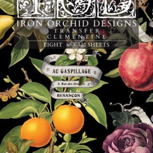 IOD Decor Transfer Clementine 8 x 12 inch Block